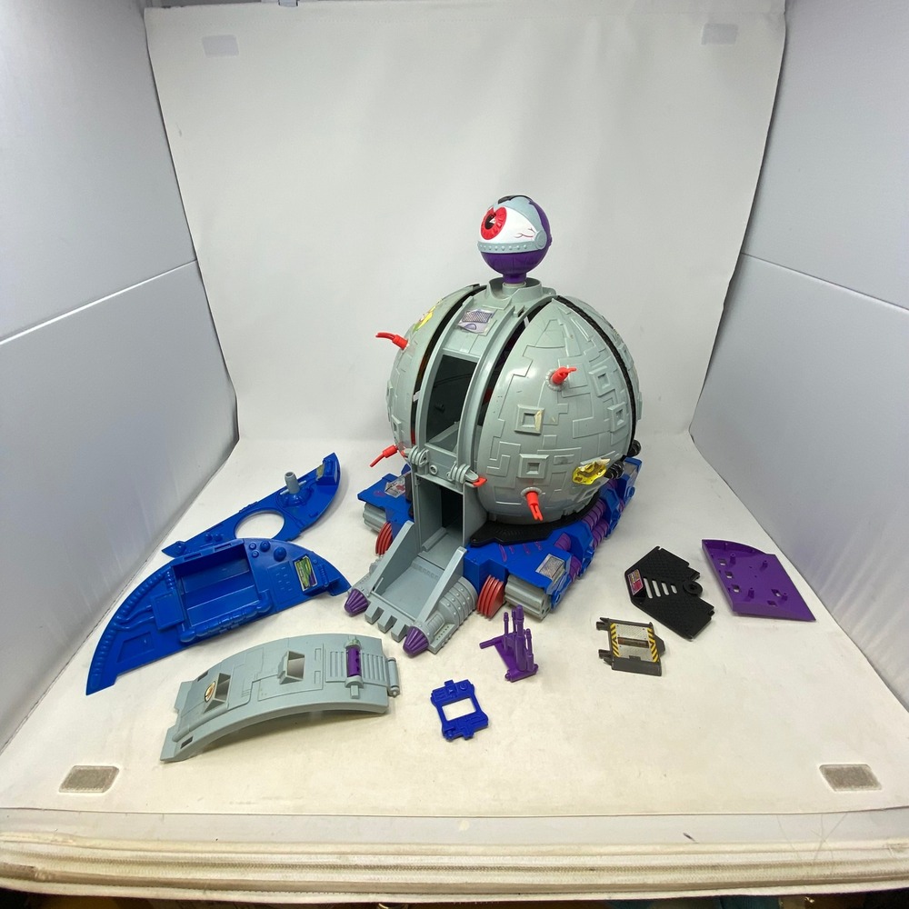 Vintage 1990 TMNT Technodrome Playset Playmates Toys Incomplete Parts